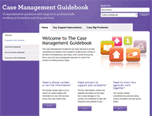 Tablet Screenshot of casemanagementguidebook.ie